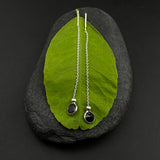 Round Black Stone Thread & Needle