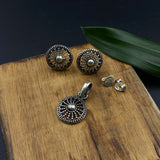 Gypsy Vibes Pendant & Ear Studs