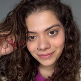 Black Beads Nose Ring (9.55 mm)