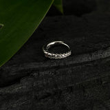 Intricate Zircon String Nose Ring
