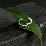 Round Zircon Stone Nose Ring