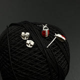 Lady Bug Ear Studs