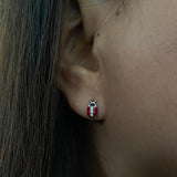 Lady Bug Ear Studs