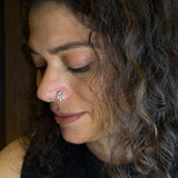 Zircon Evil Eye Nose Pin