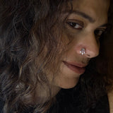 Zircon Evil Eye Nose Pin