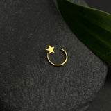 Tiny Star Nose Pin(Gold Plated)