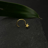 Tiny Star Nose Pin(Gold Plated)