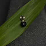 Black Crystal Ball Pendant