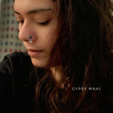 Abstract Hammered Nose Pin