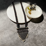 Ethnic Ruby & Emerald Long Necklace Set