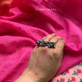 Double Finger Ghungroo Ring