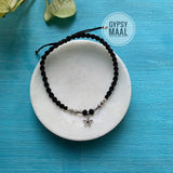 Flower Power Macrame Anklet