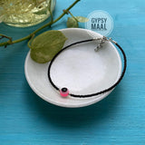 Neon Pink Evil Eye Anklet