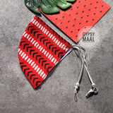 Black & Red Classic Face Mask