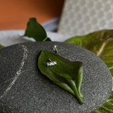 3 Zircon Stone Tail Nose Pin