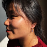 Gold Plated Evil Eye hoops