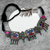 Multi Coloured Afghani Choker