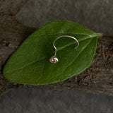 Powder Pink Dot Nose Pin