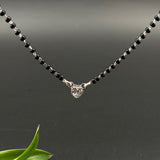 Zircon Heart Mangalsutra