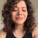 Turq Petals Septum Ring
