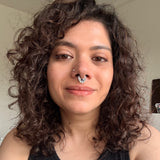Black Petals Septum Rings