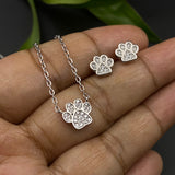 Fur Baby Neck Chain & Ear Studs