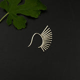 Silver Feather Nath