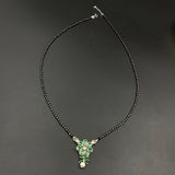Emerald With Pearl Bead Mangalsutra