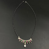 Ruby & Emerald Tiara Mangalsutra