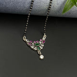 Ruby Emerald Zircon Mangalsutra