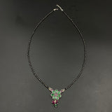 Emerald Flower Mangalsutra