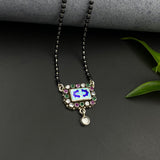 Turq With Multi Stones Mangalsutra