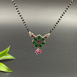 Emerald Flower Mangalsutra