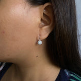 Round Zircon Hoops