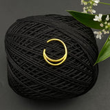 Crescent Ring (Gold polished)