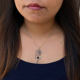 Black Onyx Dreamcatcher Pendant