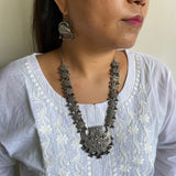 Royal Peacock Necklace & Earrings