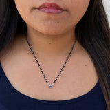 Rectangle Zircon Mangalsutra