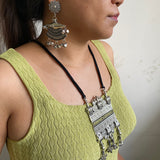 Ghungroo Long Necklace & Earrings Set