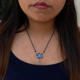 Turq With Multi Stones Mangalsutra