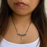 Ruby & Emerald Tiara Mangalsutra