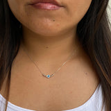 Evil Eye & Beads Pendant & Chain