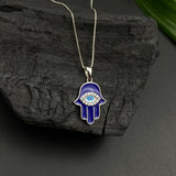 Hamsa Evil Eye Pendant