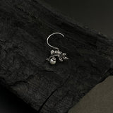 Zircon Leaf With Pearl Nose Pin