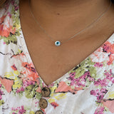 Classic Evil Eye Pendant & Chain