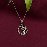 Om In A Circle Pendant