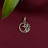 Om In A Circle Pendant