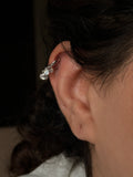 Zircon Drops Helix Rings