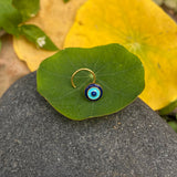 Evil Eye Nose Pin (Gold Plated)