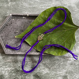 Purple Hamsa Rakhi